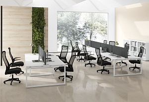 Офисное кресло CHAIRMAN 573 ткань/сетка, черный 